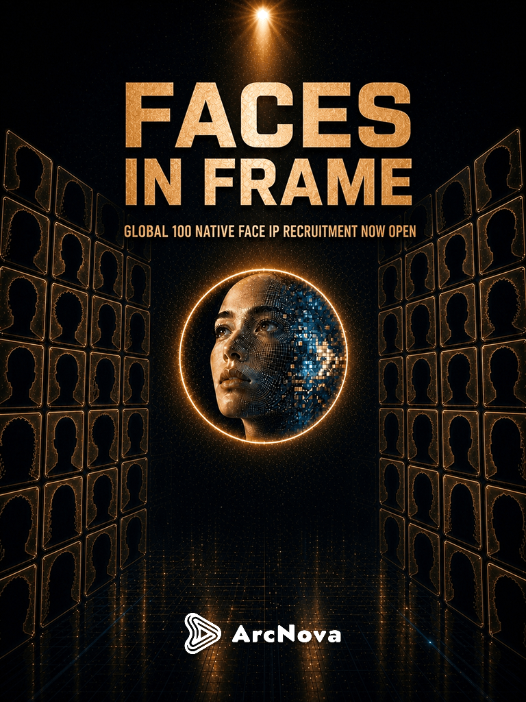 ArcNova 100 Faces Recruitment Poster